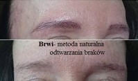 Makijaż permanentny przed i po zabiegu