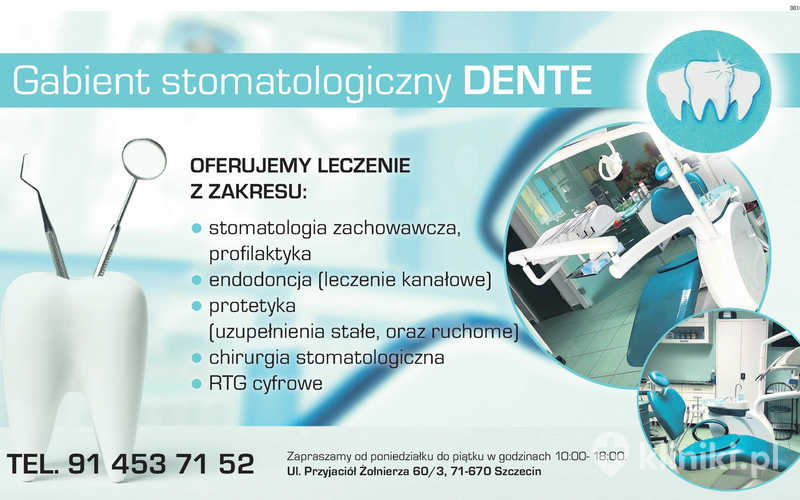 "DE-KA-DENTE"  Gabinety Stomatologiczne